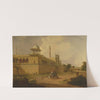 Jami Masjid, Delhi by Thomas Daniell