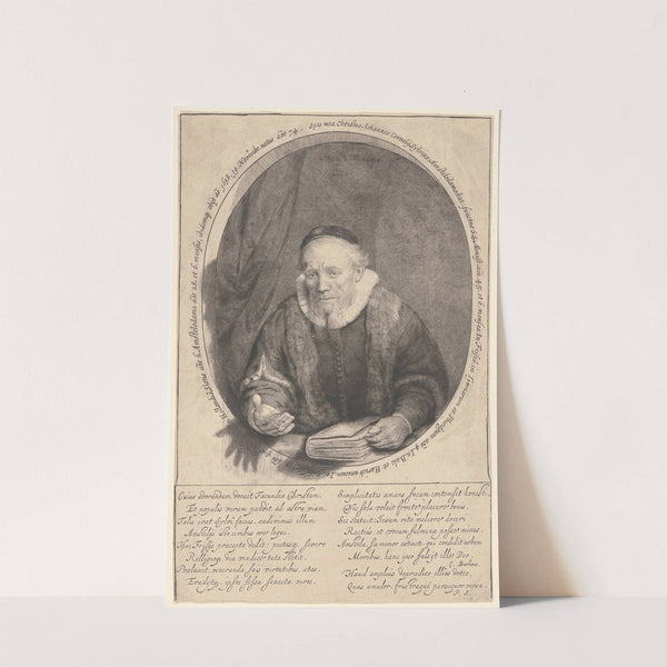 Jan Cornelis Sylvius, Preacher by Rembrandt van Rijn