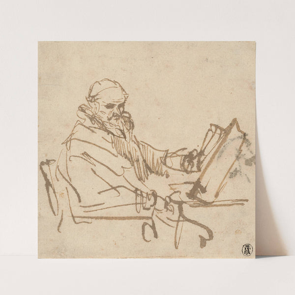 Jan Cornelisz Sylvius,the Preacher (1644-1645) by Rembrandt van Rijn