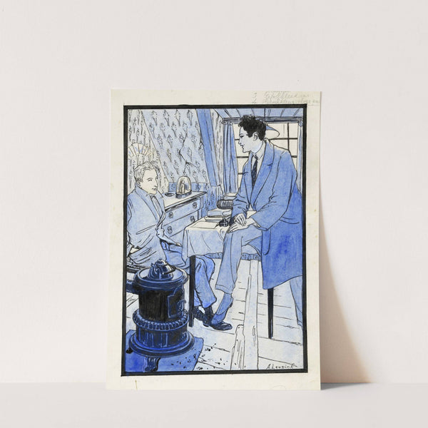 Jan en Joost op een zolderkamer by Anny Leusink