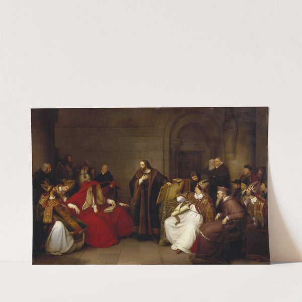 Jan Hus At Constance by Karl Friedrich Lessing