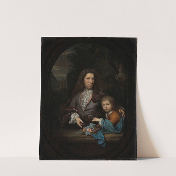 Jan van de Poll (1668-1745) and his Son Harmen Hendrick (1697-1772) by Arnold Boonen