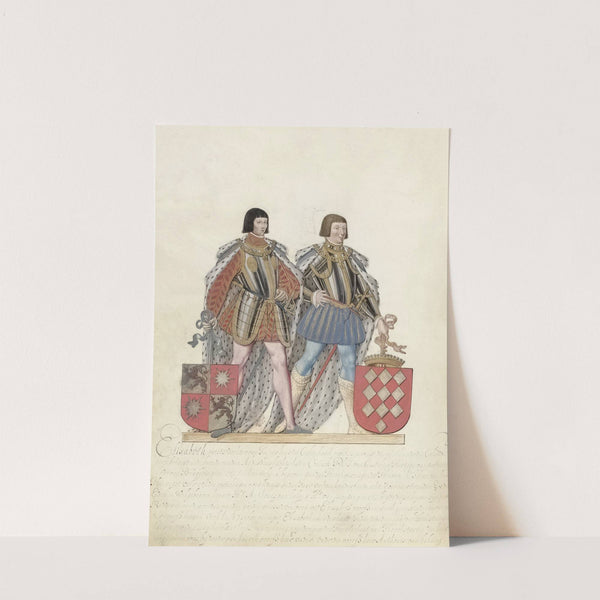 Jan van Luxemburg en Antoon van Lalaing (1590-1593) by Nicolaes de Kemp