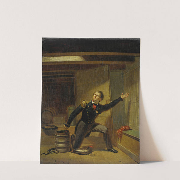 Jan van Speijk steekt de lont in het kruit, 5 februari 1831 by Jacobus Schoemaker Doyer