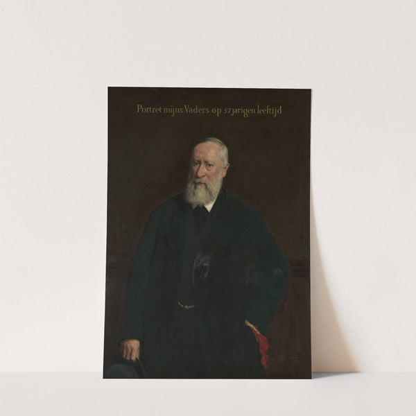 Jan Verhaert, the Artist’s Father (1879) by Piet Verhaert