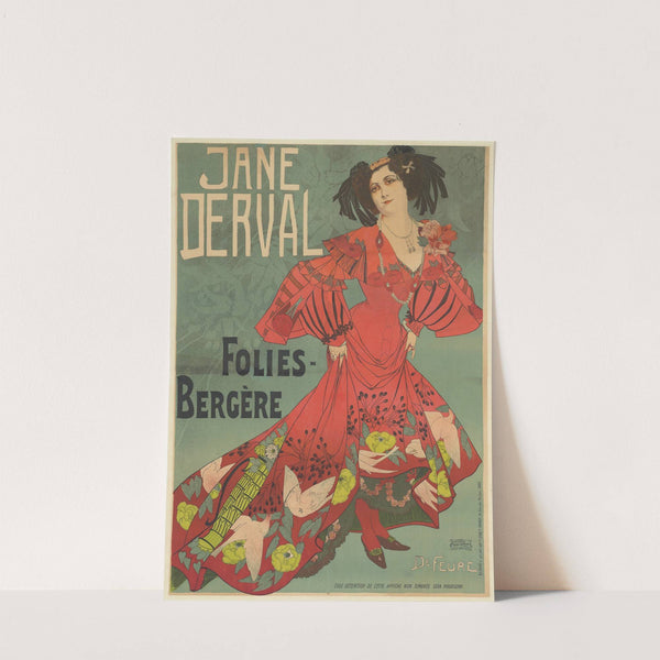 Jane Derval. Folies-Bergère (1904) by Georges de Feure