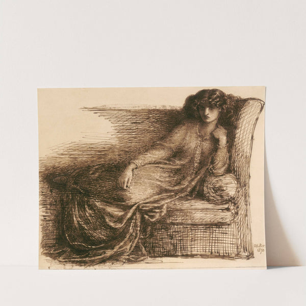 Jane Morris (1870) by Dante Gabriel Rossetti