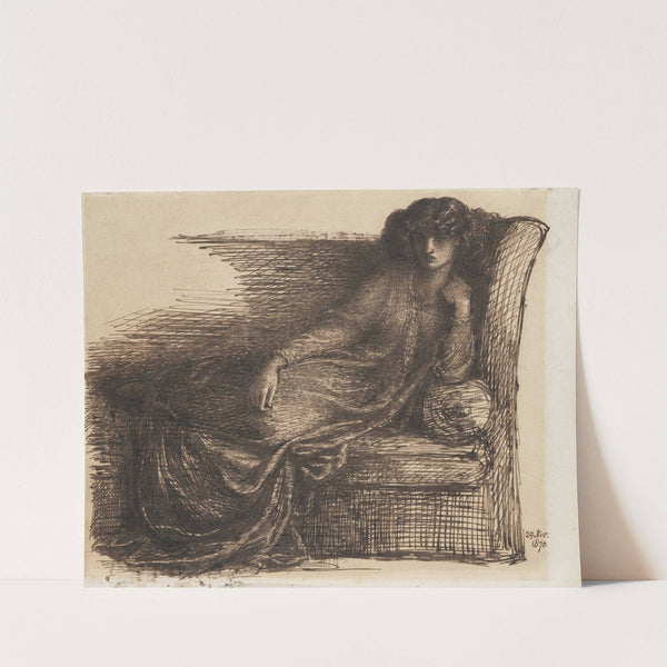 Jane Morris (1870) by Dante Gabriel Rossetti