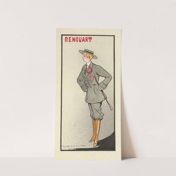 Jane Renouardt dans ‘Bigre!’ de Rip (1910) by Yves Marevéry