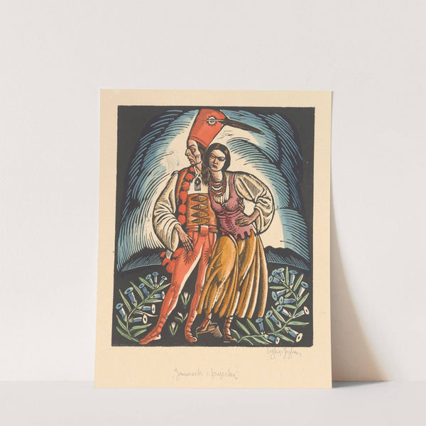 Jánošík s milou by Władysław Skoczylas