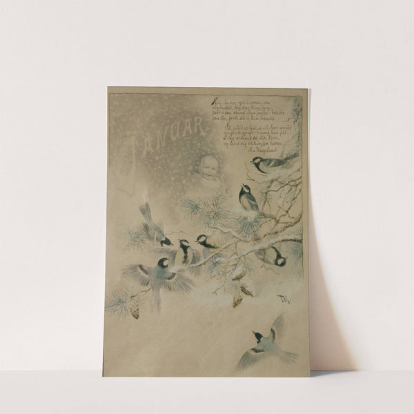 January by Theodor Kittelsen