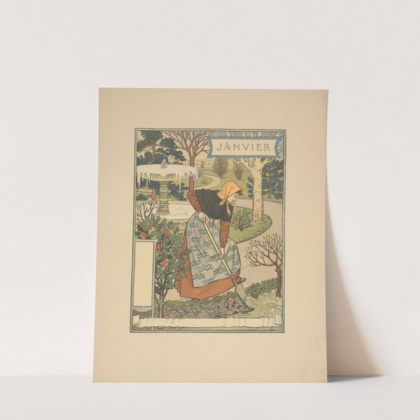Janvier (1894-1896) by Eugène Grasset
