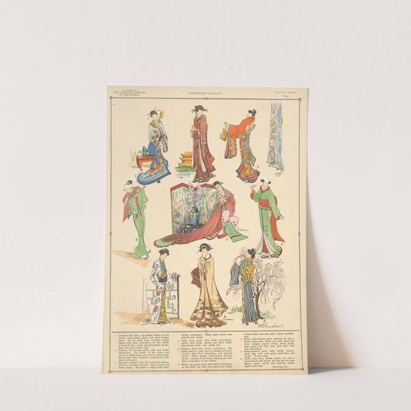 Japan - Embroidered garments by Paul Louis de Giafferri