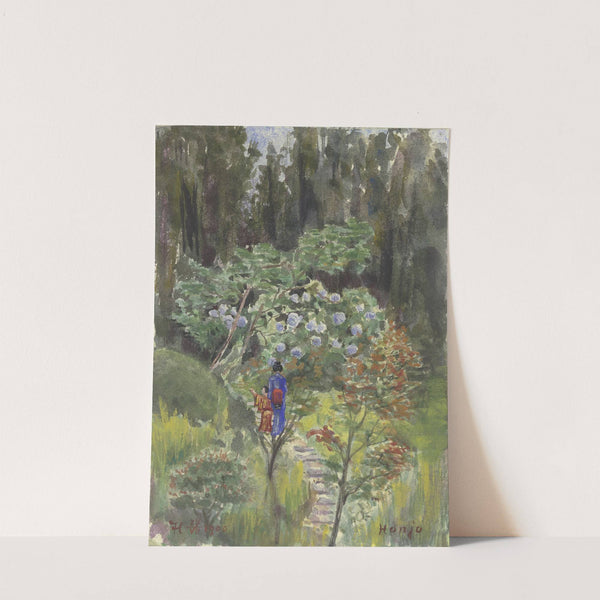 Japanese garden by Fritz Hauck