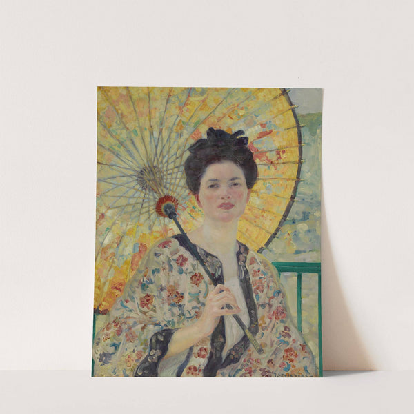 Japanese Parasol (circa 1913) by Frederick Carl Frieseke