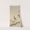 Japanese waxwing on maple by Ohara Koson