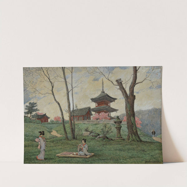 Japanische Landschaft by Ivo Puhonny