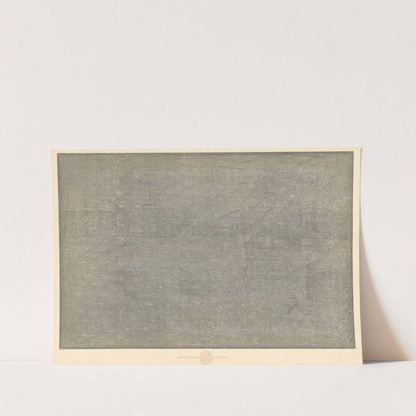 Japanisches Silberpapier mit Seidengewebeauflage (Shiketoshi) (1870 - 1904)
