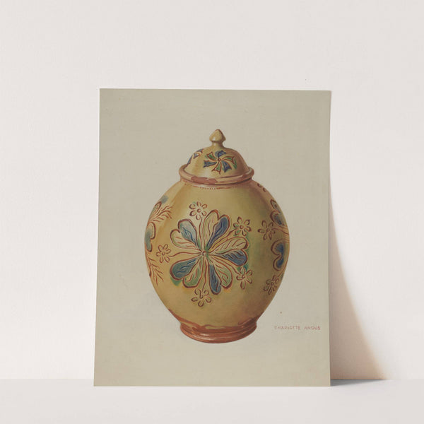 Jar with Cover by Charlotte Angus