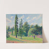Jardin de Kew, Londres, près d’un étang (1892) by Camille Pissarro