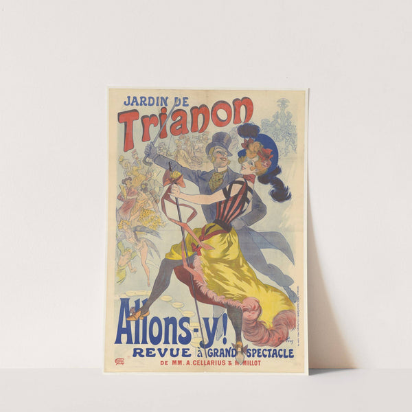 Jardin de Trianon. Allons-y revue à grand spectacle de MM. A. Cellarius & M. Millot (1898) by René Péan