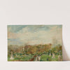 Jardin des Tuileries, pelouses du jardin réservé (1915-1945) by Edmond Morin