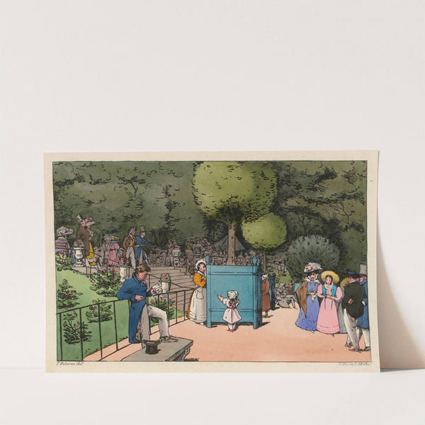 Jardin du Luxembourg by Félix Fortuné Delarue