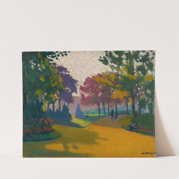 Jardin Du Luxembourg (1898) by Albert Marquet