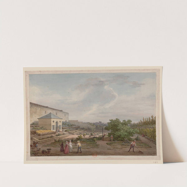 Jardin du Roy. Les serres (1794) by Jean-Baptiste Hilaire