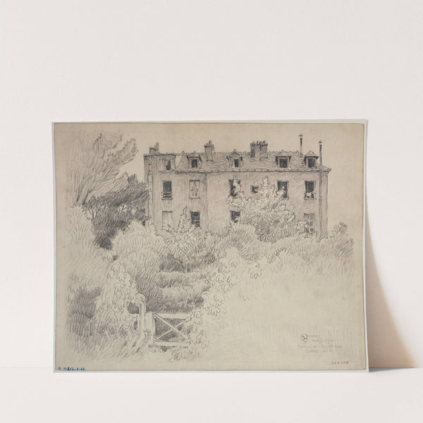 Jardin et maison rue Cortot, 12, 14 by Ferdinand Boberg