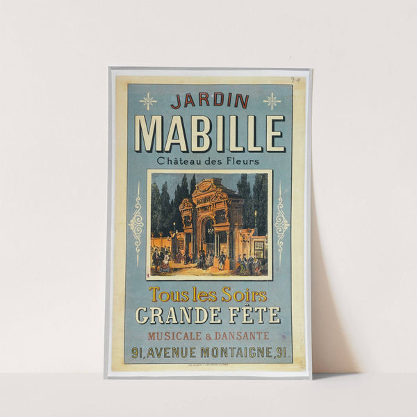 Jardin Mabille Château Des Fleurs by Anonymous