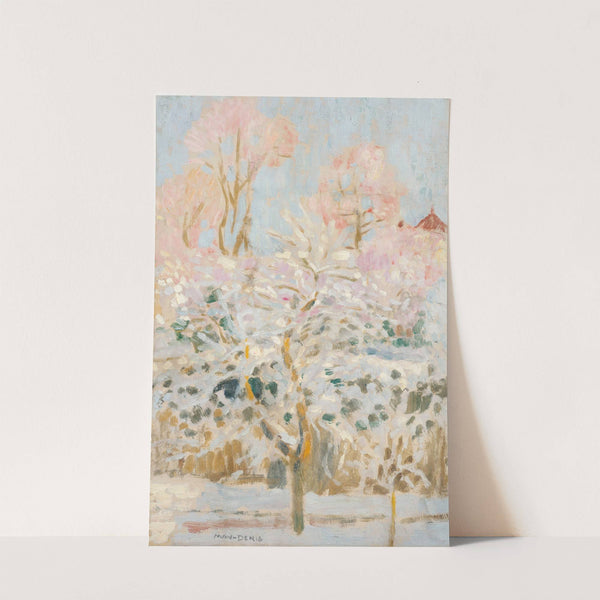 Jardin sous la neige (1909) by Maurice Denis