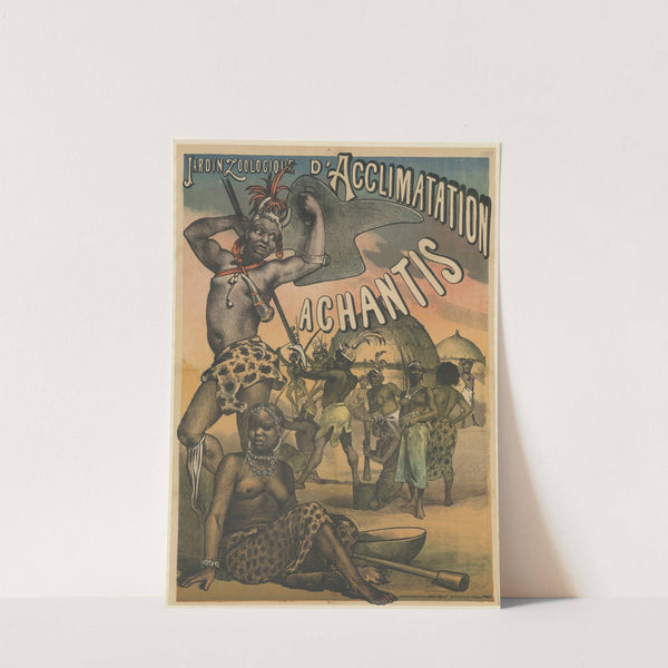 Jardin zoologique d’Acclimatation. Achantis (1887) by Imp. Emile Lévy