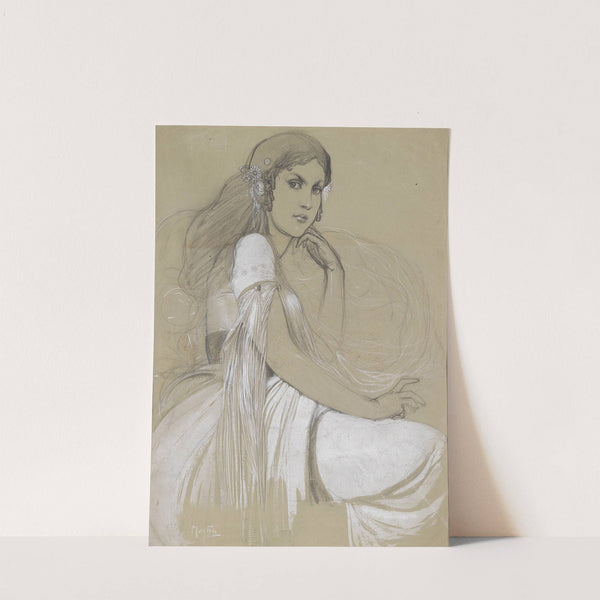 Jaroslava Muchová (c. 1920s) by Alphonse Mucha