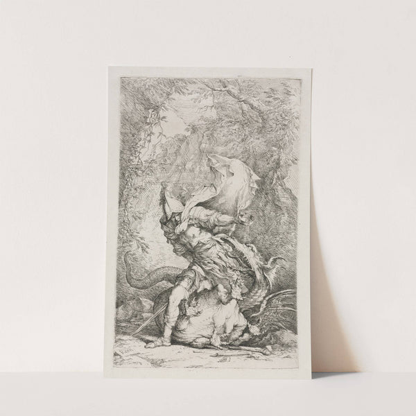 Jason and the Dragon (c. 1663) by Salvator Rosa