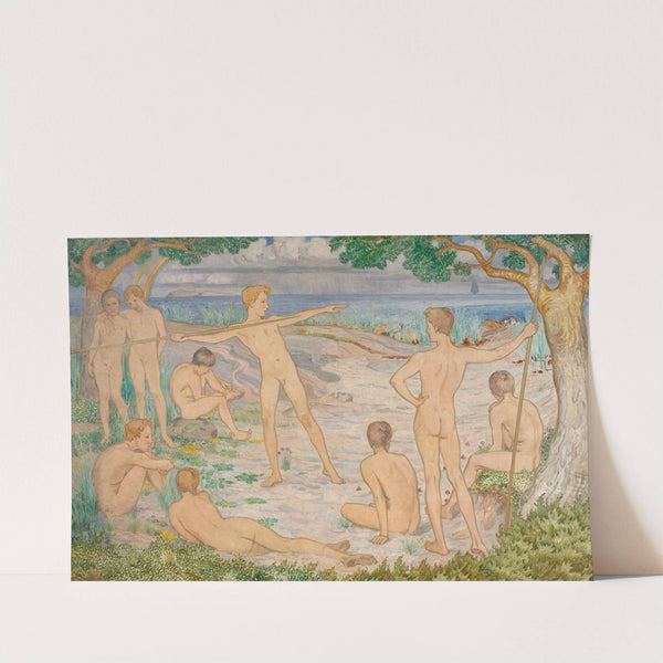 Javelin Throw, Sketch for a Mural by Venny Soldan-Brofeldt