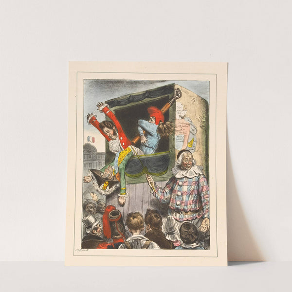 Je l’aurai tu ne l’auras pas… je l’aurai tu ne l’auras pas bouhiiii (1831) by J. J. Grandville