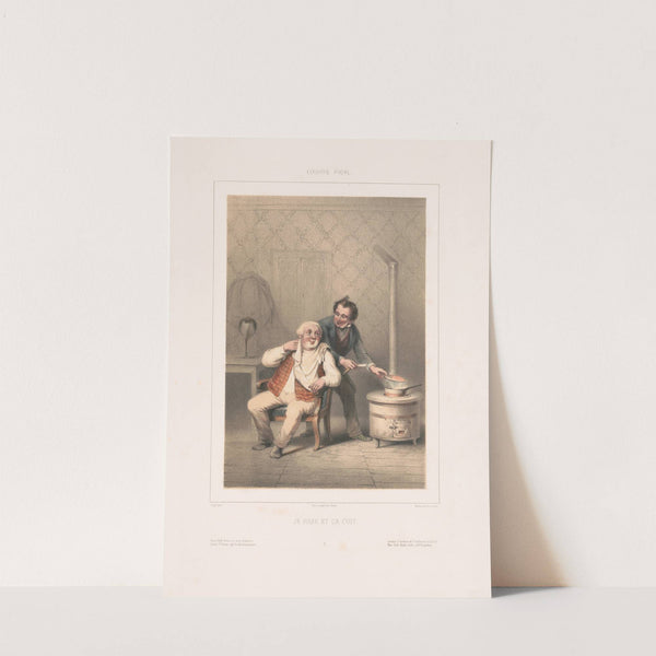 Je rase et ca cuit (1852) by Edmé Jean Pigal