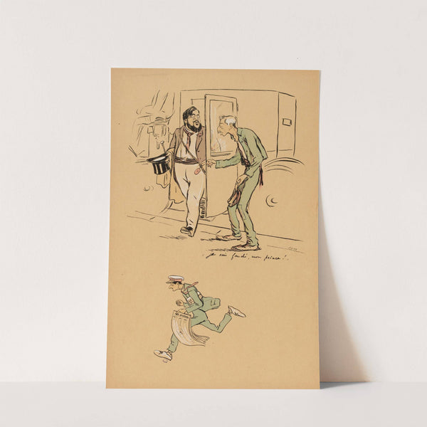 Je suis fauché mon prince ! (1919) by Georges Goursat (Sem)