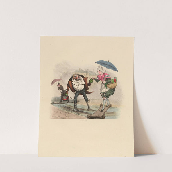 Je suis français, bobonne, je suis français, nom de D (1831) by Charles-Joseph Traviès de Villers