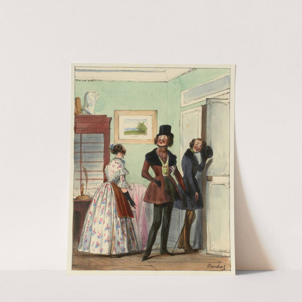 Je suis toujours satisfaite (1837) by Frédéric Bouchot