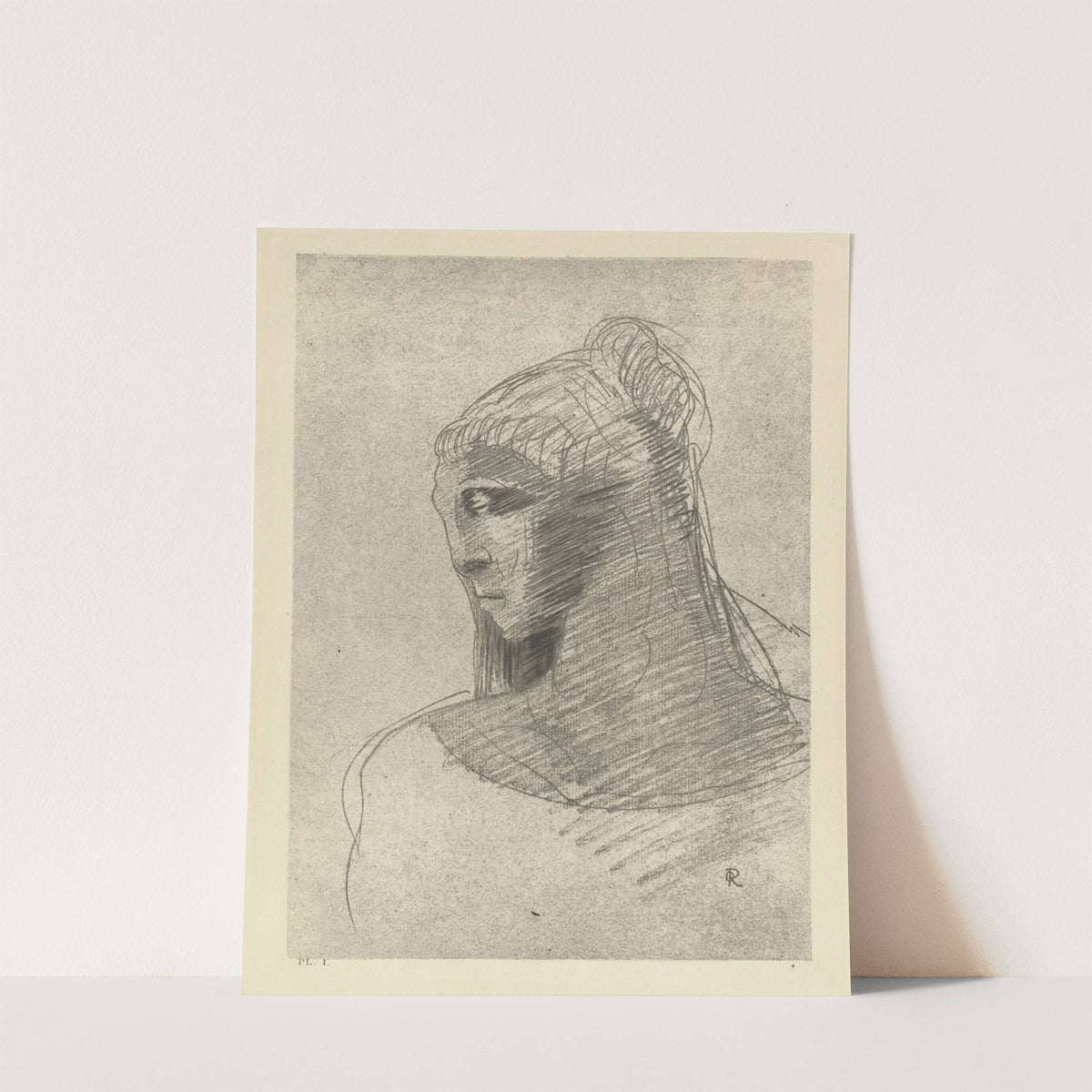 Je t’adore a l’egal de la voute nocturne. O vase de tristesse, o grande taciturne (I adore you as I adore the vault of the night sky, O vessel of sadness, O tall silent woman) — size preview