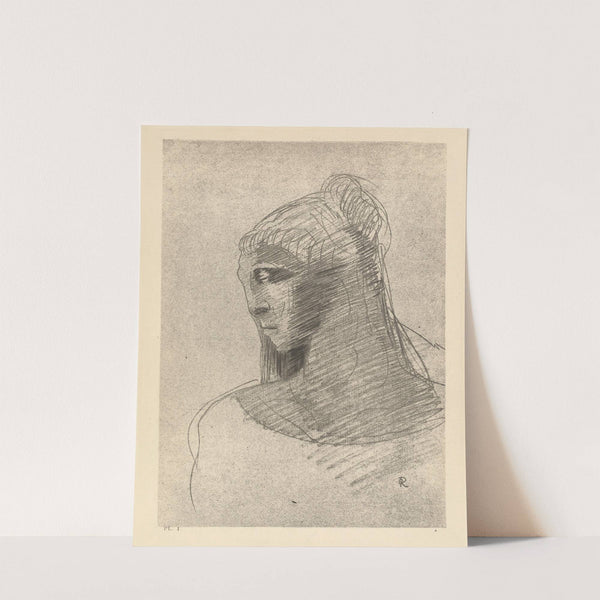 Je t’adore a l’egal de la voute nocturne. O vase de tristesse, o grande taciturne (1890) by Odilon Redon