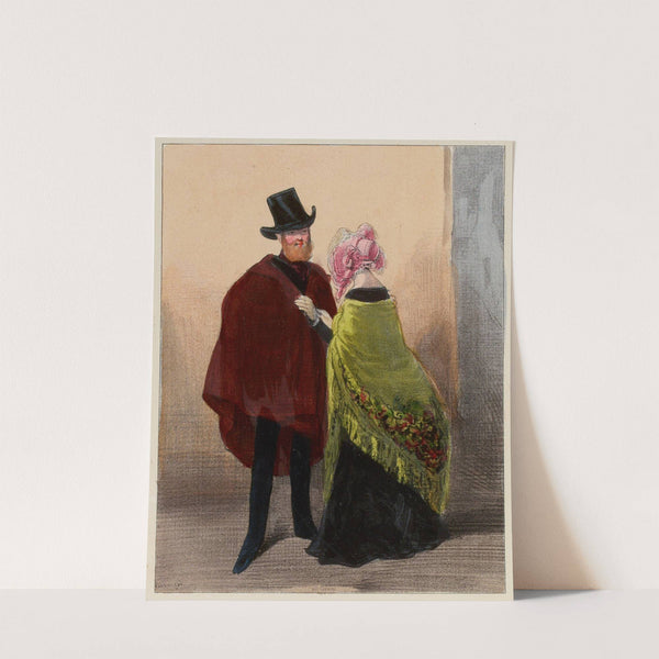 Je vous garde un coupon pour la Chantereine jeudi by Paul Gavarni