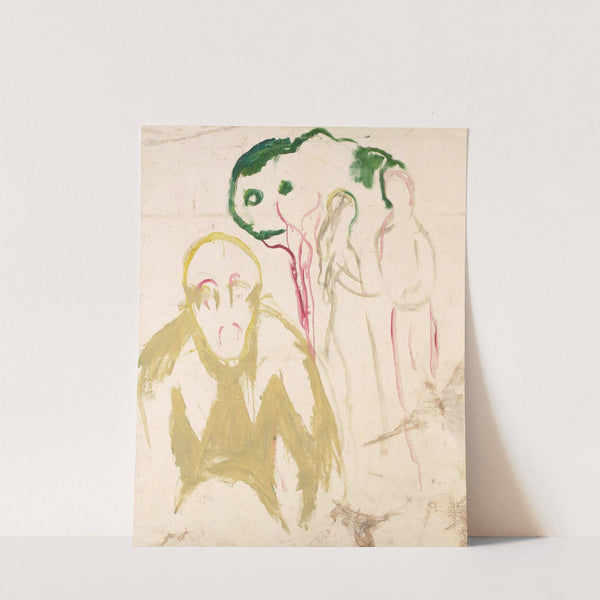 Jealousy Motif (1929-30) by Edvard Munch