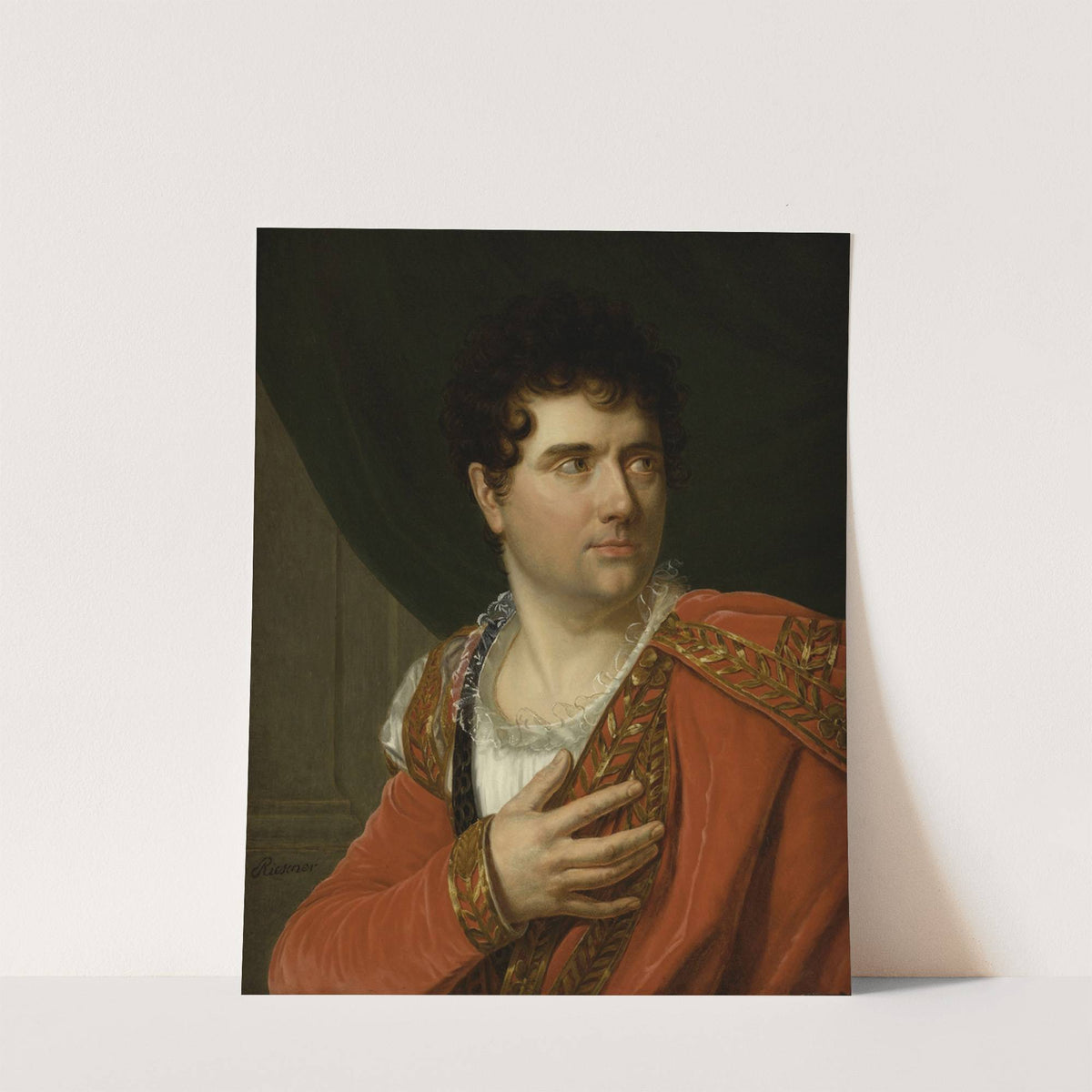 Jean-Baptiste-Sauveur Gavaudan (1772-1840), chanteur by Henri-François Riesener