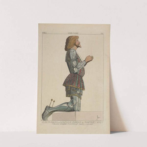 Jean Francois de Gonzague, Marquis de Mantoue (1495) Tableau d'Andre Mantegna Musée du Louvre. XVe siècle. by Raphaël Jacquemin