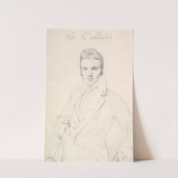Jean-Joseph Fournier by Jean Auguste Dominique Ingres