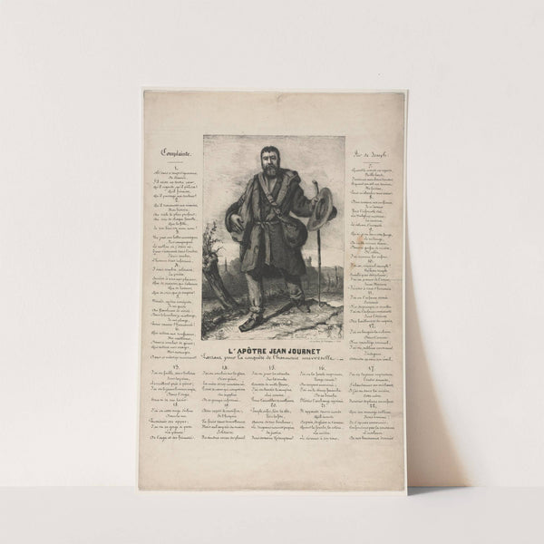 Jean Journet Departing for the Conquest of Universal Harmony (1850) by Gustave Courbet