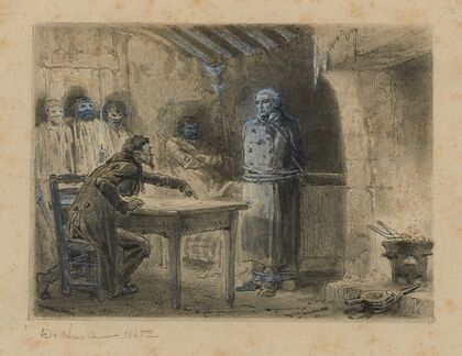 Jean Valjean chez Thénardier Le guet-apens (1865)
